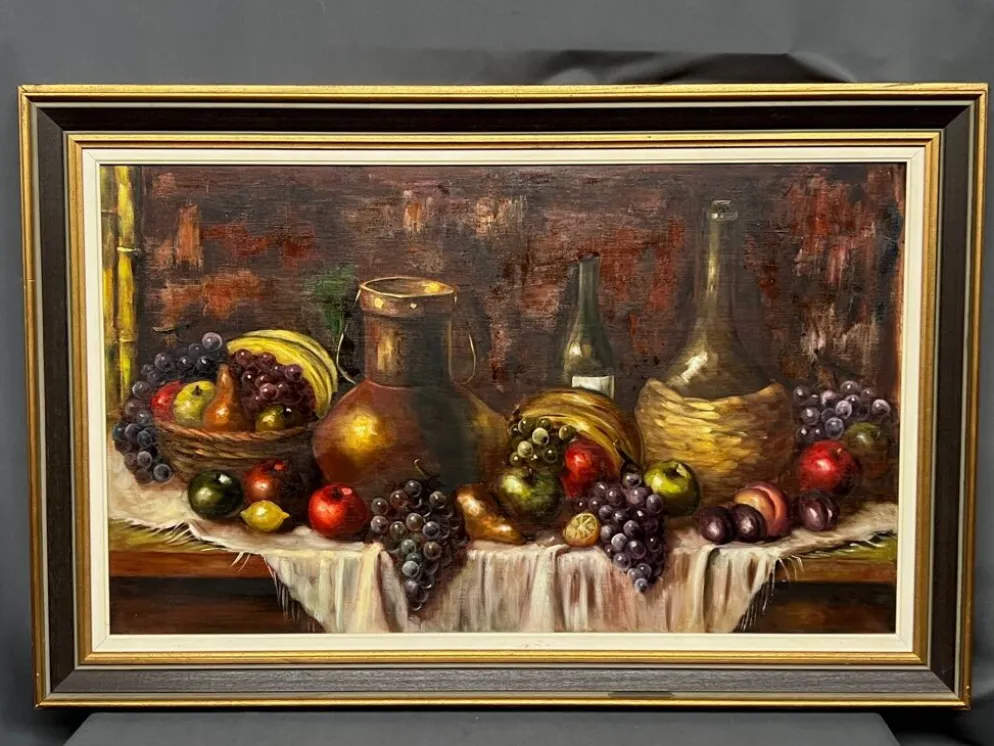 Nature morte avec des fruits.