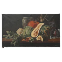 Nature morte avec des légumes et de la poterie par A. Platteau, Belgique, 1935–1936