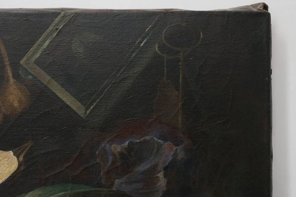 Nature morte avec des légumes et de la poterie par A. Platteau, Belgique, 1935–1936