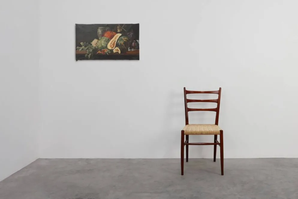 Nature morte avec des légumes et de la poterie par A. Platteau, Belgique, 1935–1936