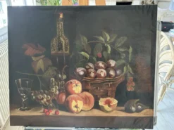 Nature morte réaliste, académique G.B 1904