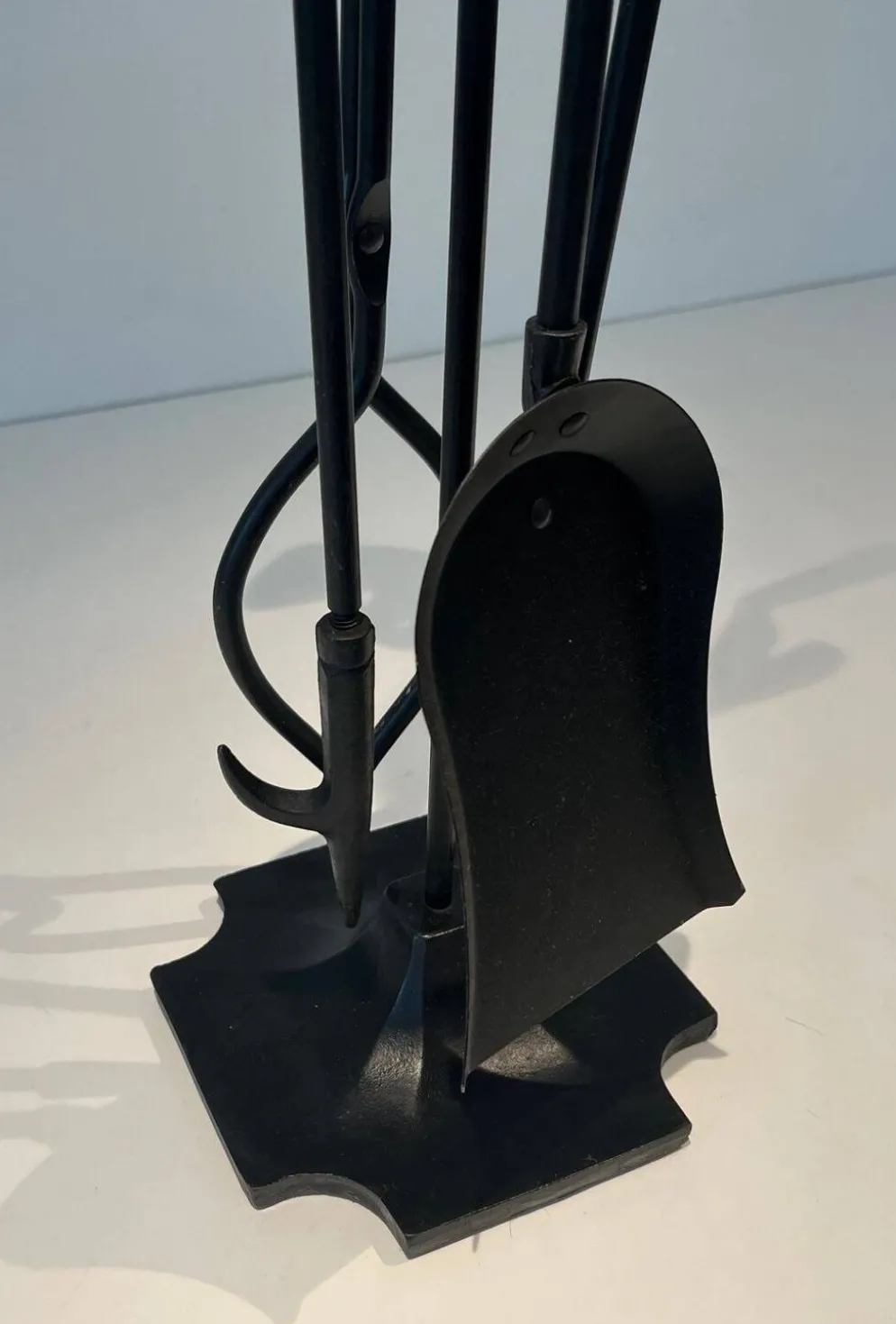 Nécessaire de Feu Modèle Golf en Métal Laqué Noir et Clubs de Golf Chromés
