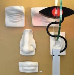 Nez et bouche en plâtre David de Michel-Ange
