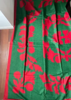 Nouveau nappe Pierre Frey Rouge & Vert 178 x 280 cm