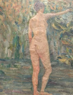 Nu neo impressionniste, Huile sur toile, circa 1920
