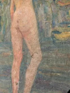 Nu neo impressionniste, Huile sur toile, circa 1920