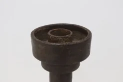 Objet cylindrique en grès brutaliste signé Studio Pottery années 1960