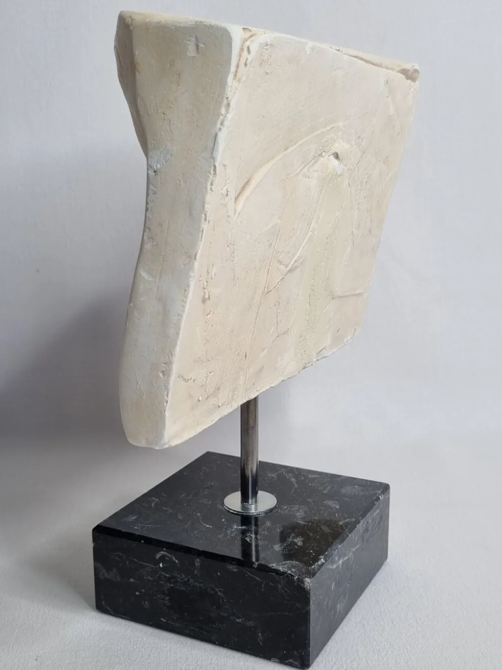 Oeil du "David" de Michelangelo moulage vintage d'après Brucciani, sur socle, 27 cm