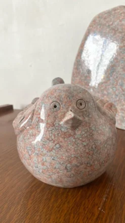 Oiseau en céramique Virebent pique fleurs