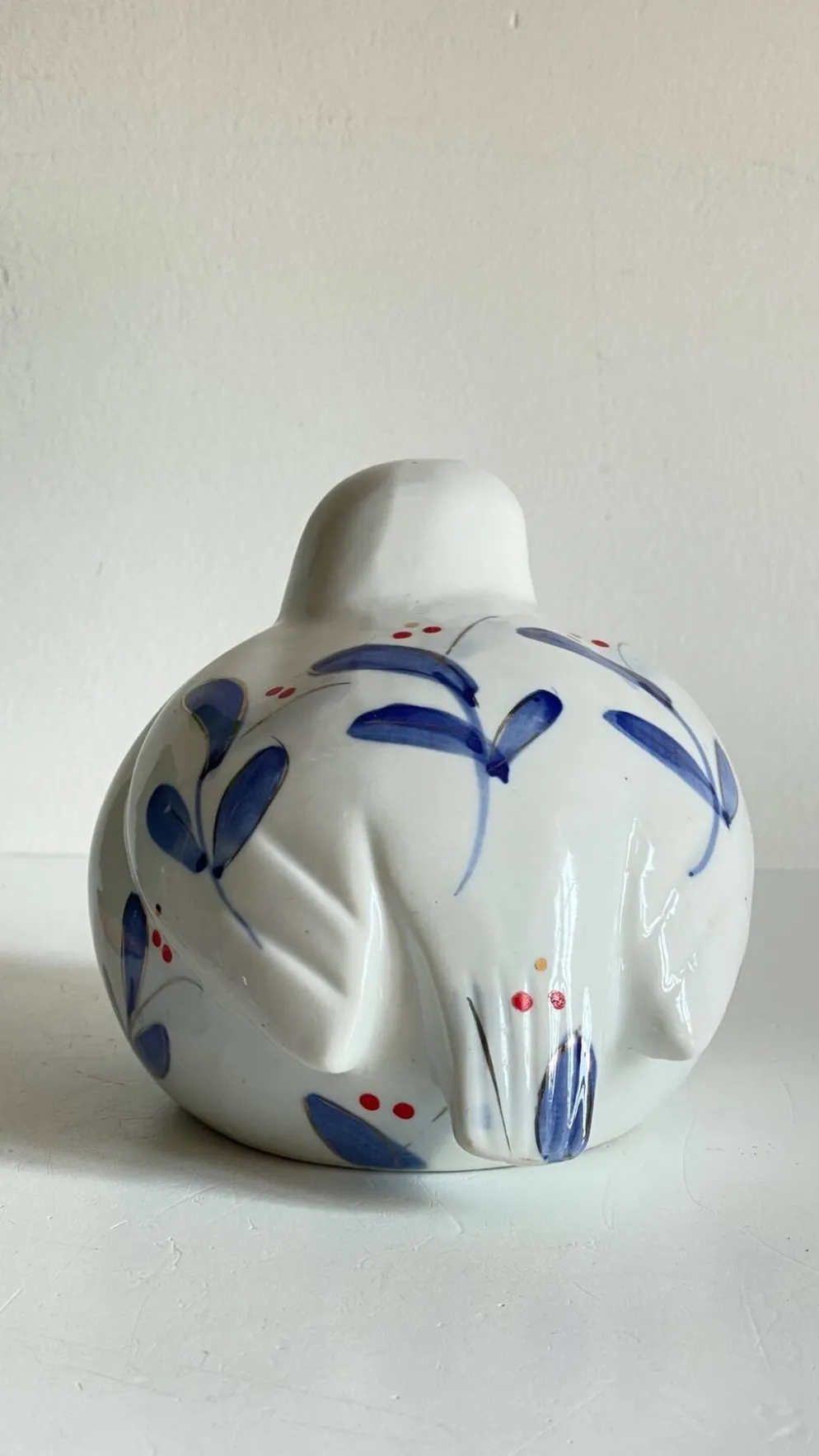 Oiseau porcelaine chinoise vintage