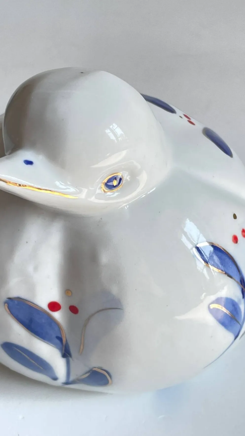 Oiseau porcelaine chinoise vintage