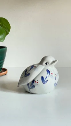 Oiseau vintage en porcelaine chinoise