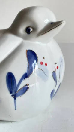 Oiseau vintage en porcelaine chinoise