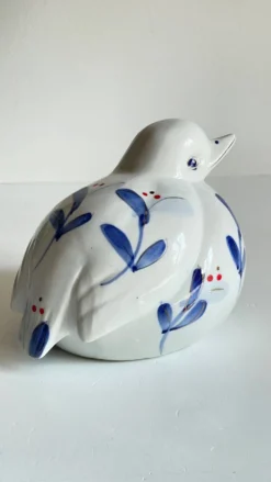 Oiseau vintage en porcelaine chinoise