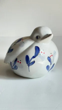 Oiseau vintage en porcelaine chinoise