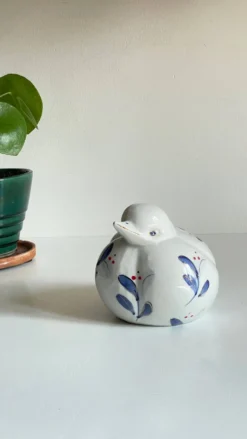 Oiseau vintage en porcelaine chinoise