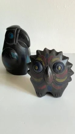 Oiseaux céramique artisanale vintage