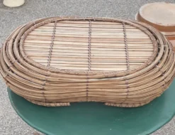 Original et grand panier tressé