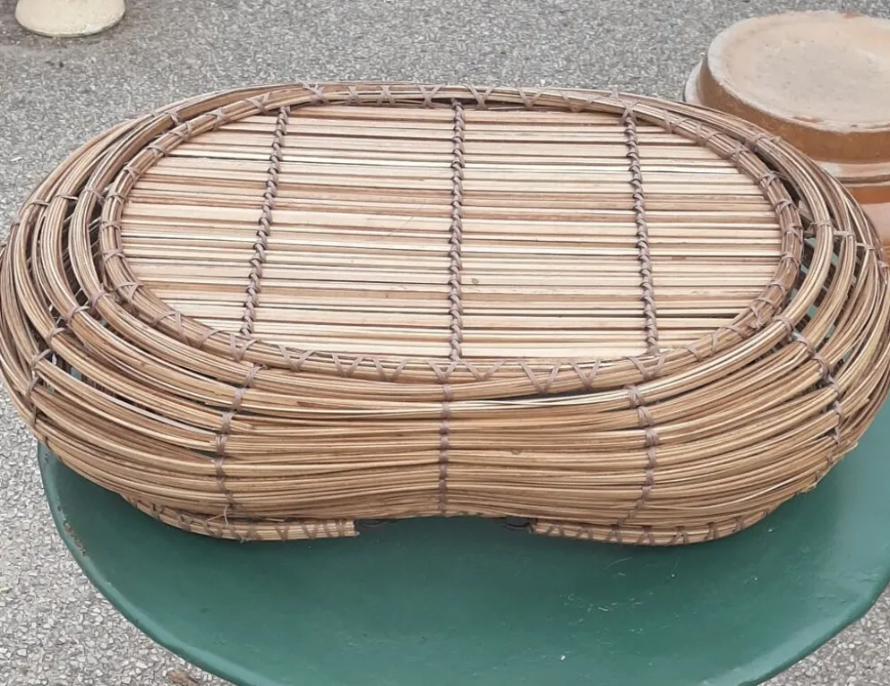 Original et grand panier tressé