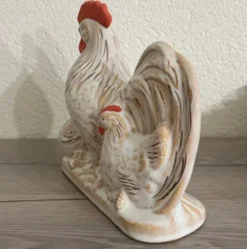 Ornement en poulet — Céramique Hagi par Tenryū