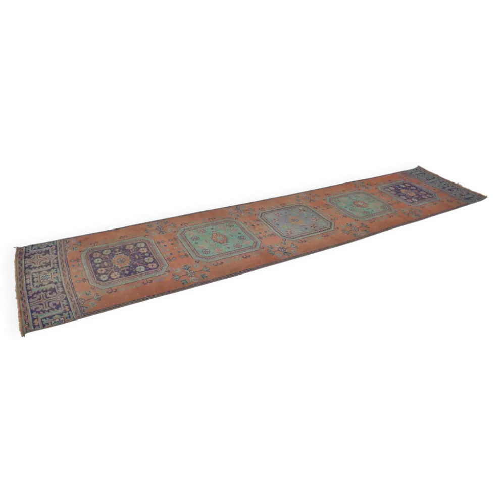 Oushak Anatolian Antique Runner sku2472