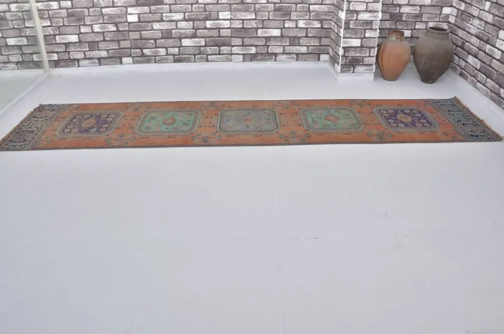 Oushak Anatolian Antique Runner sku2472