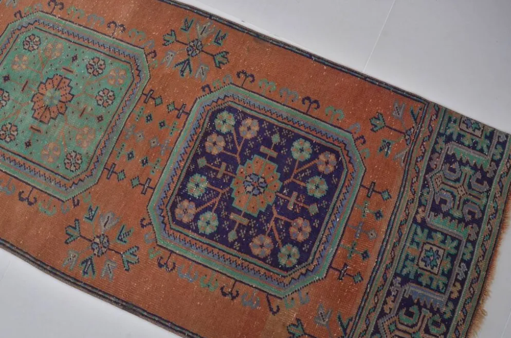 Oushak Anatolian Antique Runner sku2472
