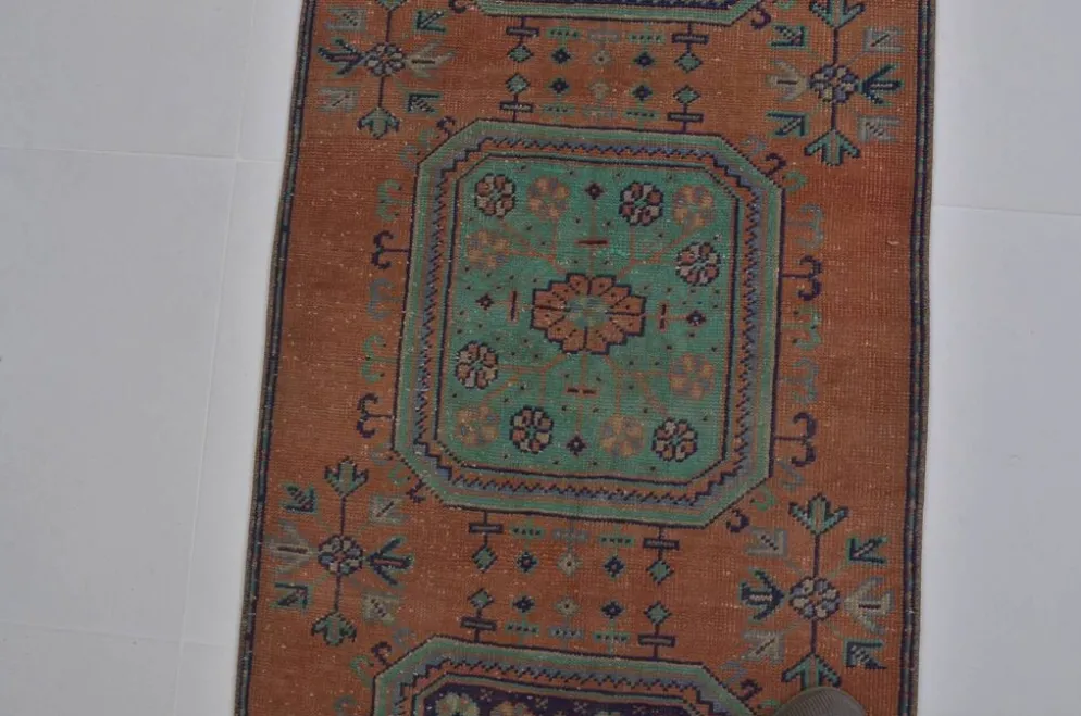 Oushak Anatolian Antique Runner sku2472