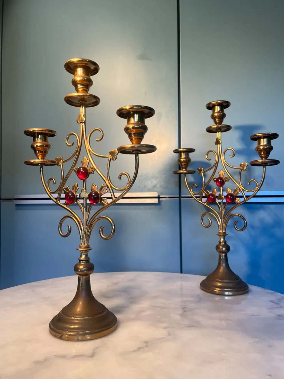 Paire de bougeoir 1900