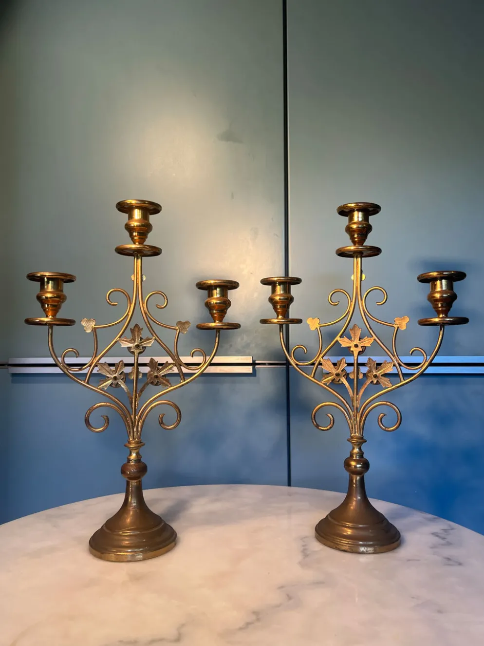 Paire de bougeoir 1900