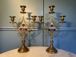 Paire de bougeoir 1900