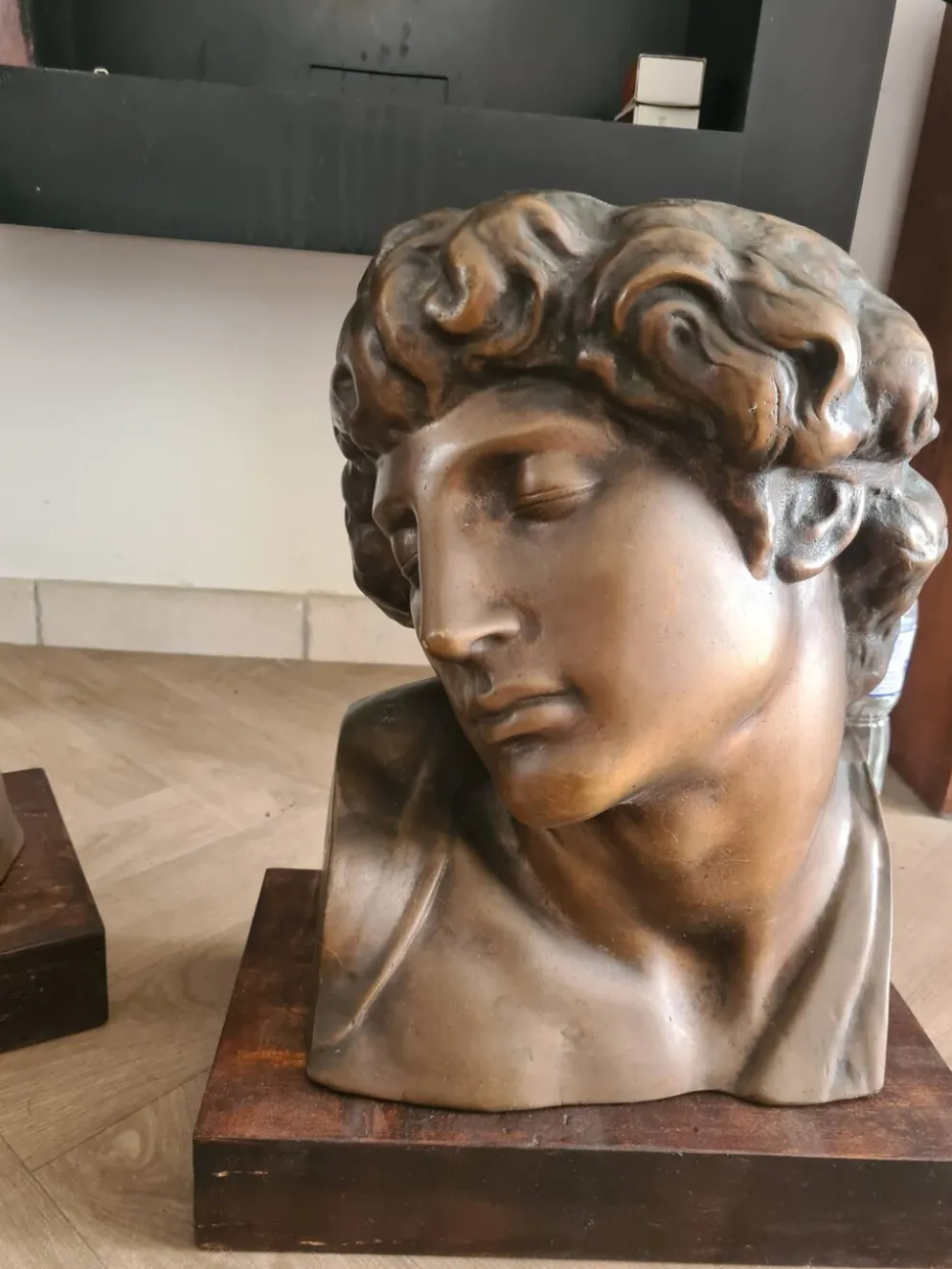 Paire de bronze "les esclaves" de Michel-Ange