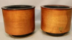 Paire de cache pots hobby flower avec intérieur.