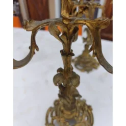 Paire de candélabres en bronze XIXe siècle