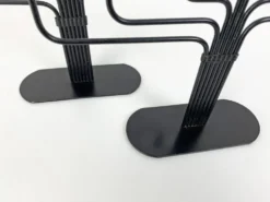 Paire de candélabres Gunnar Ander pour Ystad Metall, Suède, années 50
