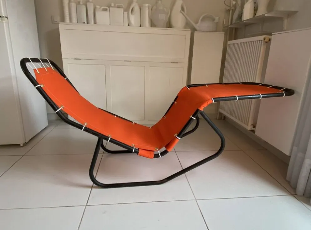 Paire de chaises longues "Barwa" de John Waldheim et Edgar Bartolucci 1950