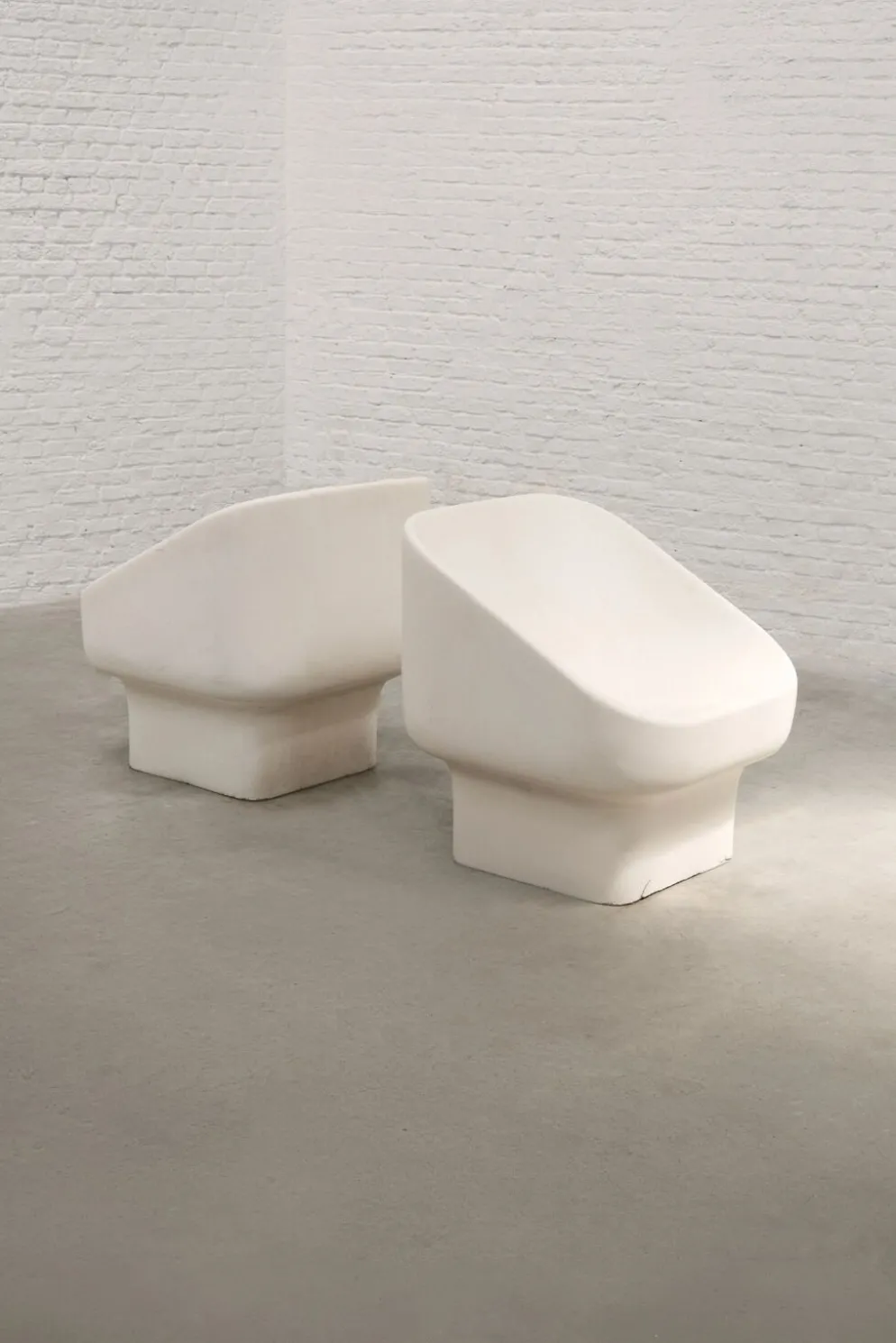 Paire de chaises longues en fibre de verre Douglas Deeds pour Sintoform, USA