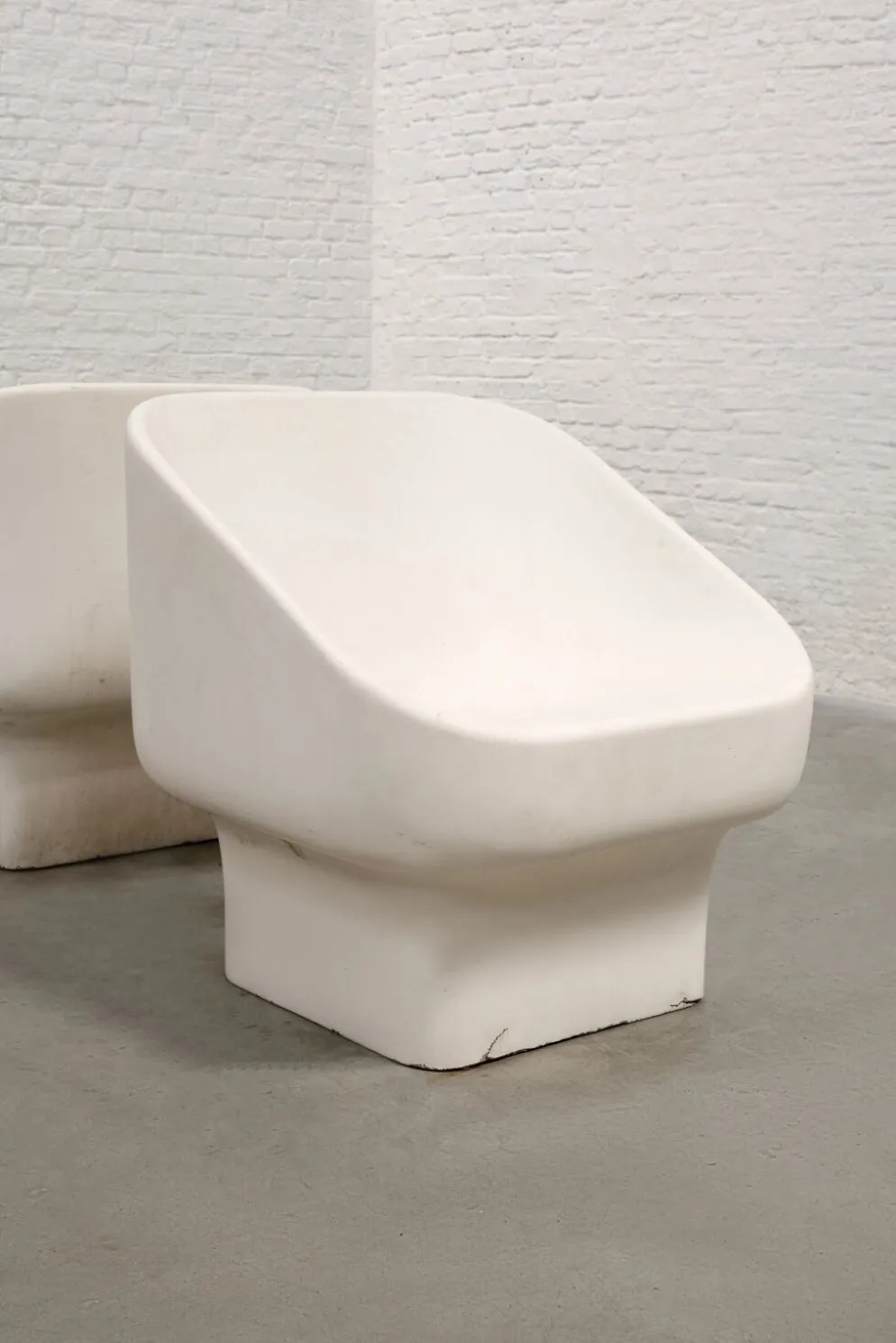 Paire de chaises longues en fibre de verre Douglas Deeds pour Sintoform, USA