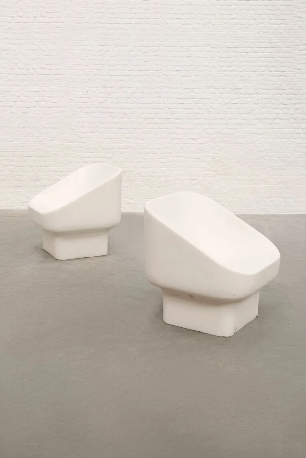 Paire de chaises longues en fibre de verre Douglas Deeds pour Sintoform, USA