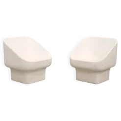 Paire de chaises longues en fibre de verre Douglas Deeds pour Sintoform, USA