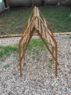 Paire de chaises pliante de jardin ou de bistrot ancienne