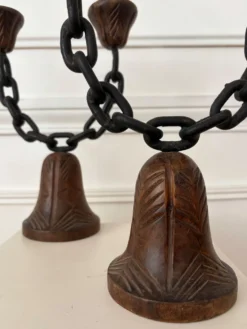 Paire de chandeliers brutalistes