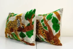 Paire de coussins Ikat