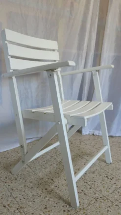 Paire de fauteuils de jardin pliants