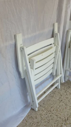 Paire de fauteuils de jardin pliants
