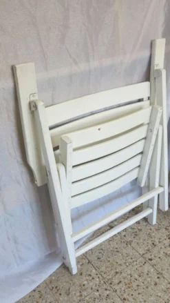 Paire de fauteuils de jardin pliants