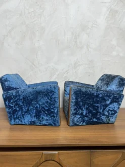 Paire de fauteuils de maitrise