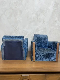 Paire de fauteuils de maitrise