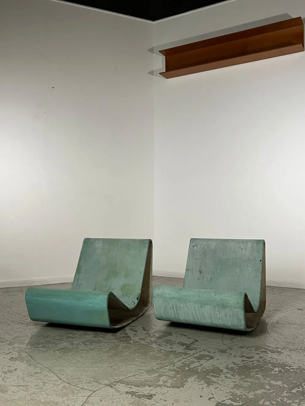 Paire de fauteuils Loop par Willy Guhl pour Eternit Suisse années 1950