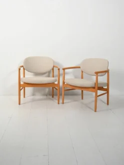 Paire de fauteuils 